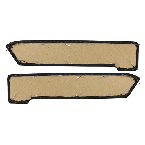 1987-89 Mustang TMI Tweed Door Panel Inserts -  Black