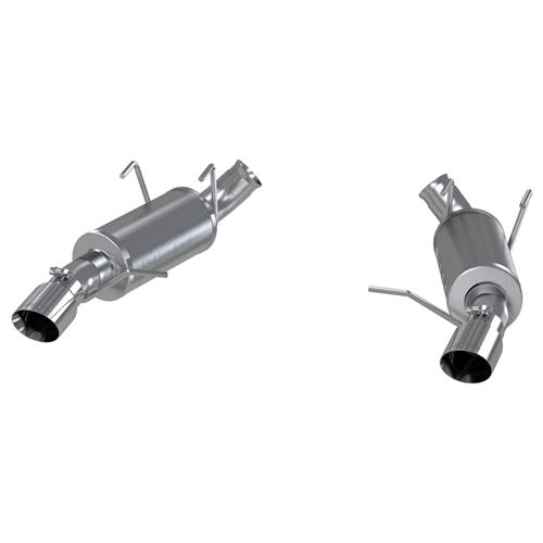 2011-2014 Mustang 5.0 MBRP Axle Back Kit w/ Polished Tips - Aluminized Steel