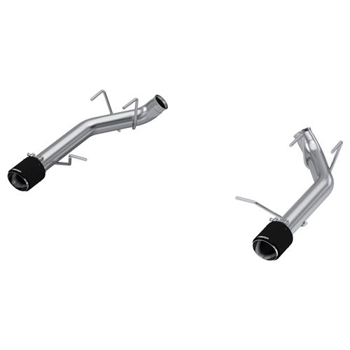 2011-2014 Mustang 5.0 MBRP Axle Back Exhaust w/ Carbon Fiber Tips - Stainless Steel