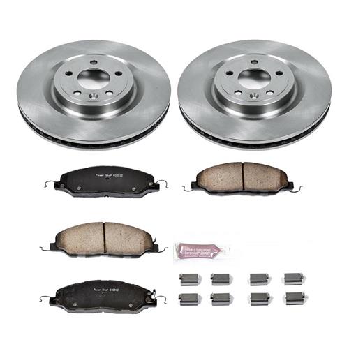 2011-2014 Mustang PowerStop OE Rotor & Pad Kit - 13.23" Front & 11.81" Rear - GT/V6