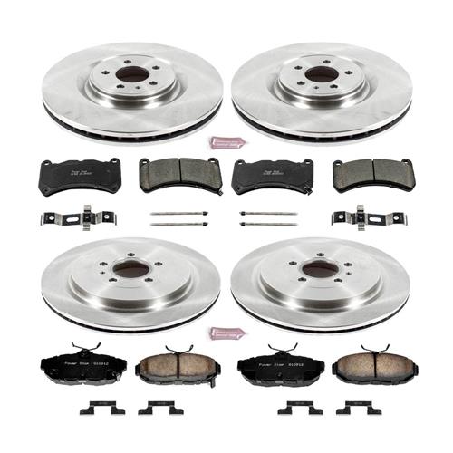 2013-2014 Mustang GT500 PowerStop OE Rotor & Pad Kit - Front & Rear
