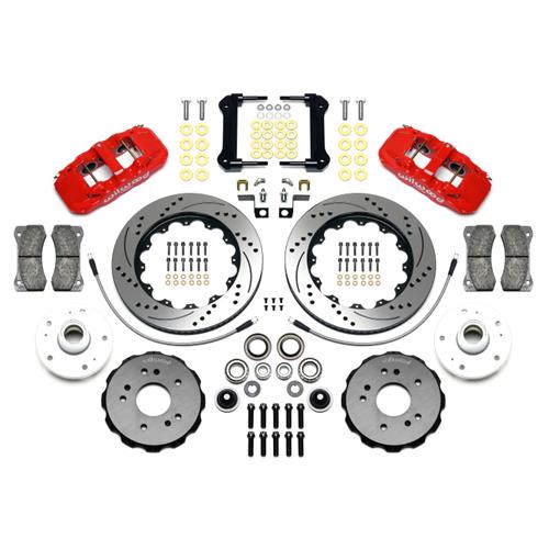 Wilwood F150 SVT Lightning AERO6 Front Big Brake Kit Red (9904) 140