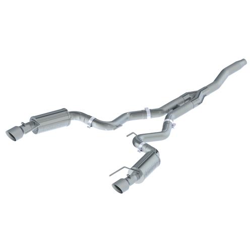 2015-23 Mustang MBRP 3" Street Cat Back Exhaust  - Stainless Steel 2.3