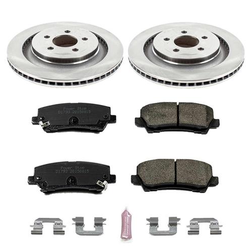 2015-2023 Mustang PowerStop OE Rotor & Pad Kit - 14" Front & 13" Rear