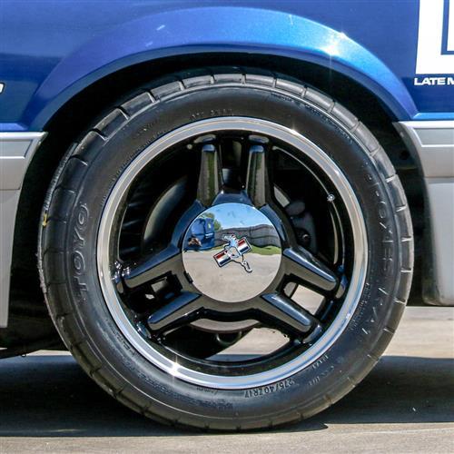 1979-93 Mustang SVE 4 Lug 1993 Cobra R Style Wheel & Nitto Tire Kit - 17x8 - Black