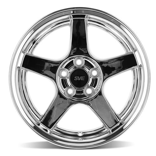 1994-04 Mustang SVE 03 Cobra Wheel Kit - 17x9/10.5 - Deep Dish  - Chrome