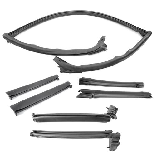 New 1985-1993 Ford MUSTANG Convertible Top Weatherstrip Seal Front Header Rubber