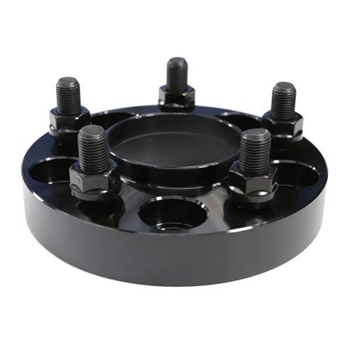1994-14 Mustang 1" Hub Centric Wheel Spacer (Pair)  - Anodized Black