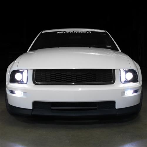 06 mustang halo headlights