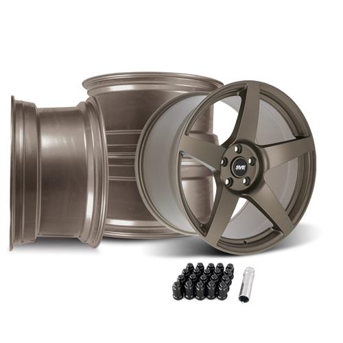 SVE Mustang R355 Wheel Kit - 19x10/11 - Satin Bronze (05-14)