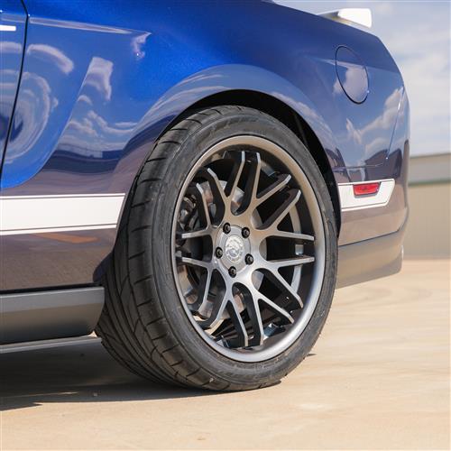 2005-14 Mustang Downforce Wheel Kit - 20x8.5/10  - Gloss Graphite