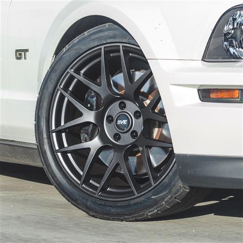 2005-14 Mustang SVE R357 Wheel & Nitto NT555 G2 Tire Kit - 19x10/11 - Gloss Graphite