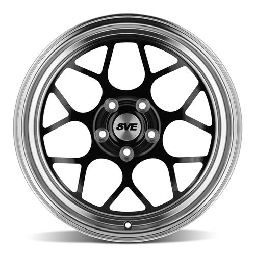 Mustang SVE Drag Comp Wheel Kit - 18x5/17x10 - Gloss Black | 05-14 by SVE  Wheels ®