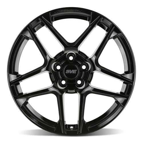 2005-14 Mustang SVE X500 Wheel & Nitto Tire Kit - 19x10/11  - Gloss Black