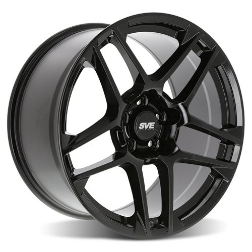 2005-14 Mustang SVE X500 Wheel & Ohtsu Tire Kit - 19x10 - Gloss Black