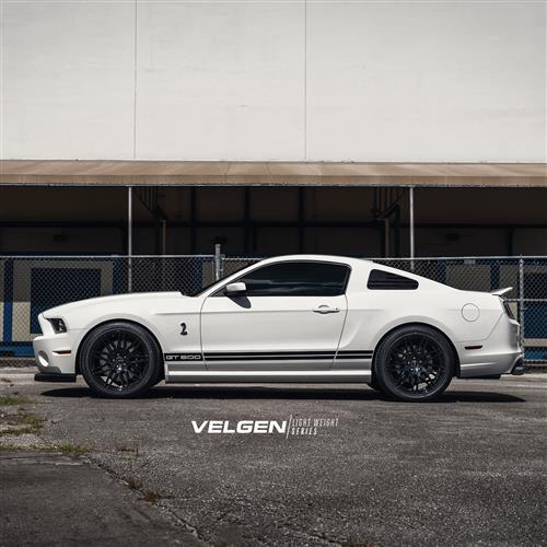 2005-2014 Mustang Velgen VF9 Wheel & Nitto Tire Kit - 20x10/11 - Gloss Black