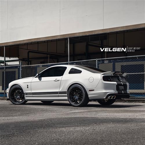 2005-2014 Mustang Velgen VF9 Wheel & Nitto Tire Kit - 20x10/11 - Gloss Black