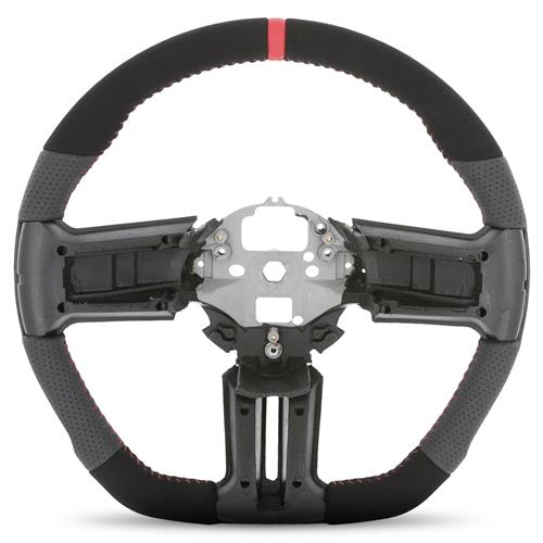 SVE Mustang X197 Steering Wheel - Red Stripe (10-14)