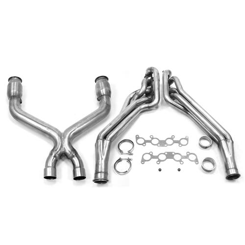 JBA Mustang Long Tube Headers w/ Catted XPipe Stainless 1 7/8" (11