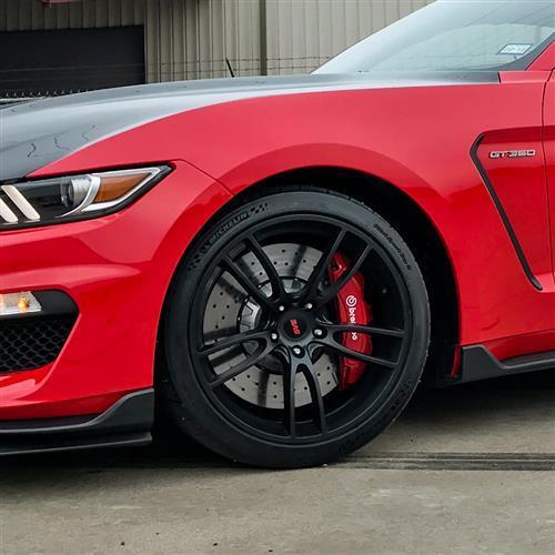 SVE Mustang GT350 GT7 Wheel & Tire Kit - 19x11/11.5 - Satin Black ...