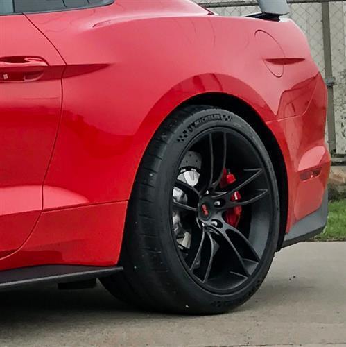 SVE Mustang GT350 GT7 Wheel & Tire Kit - 19x11/11.5 - Satin Black ...