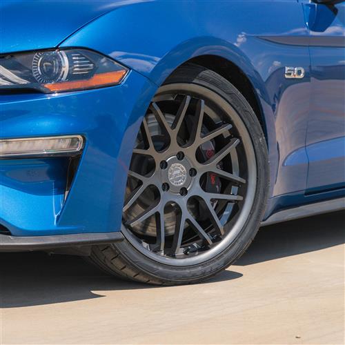 2015-23 Mustang Downforce Wheel & Nitto Tire Kit  - 20x8.5/10 - Gloss Graphite