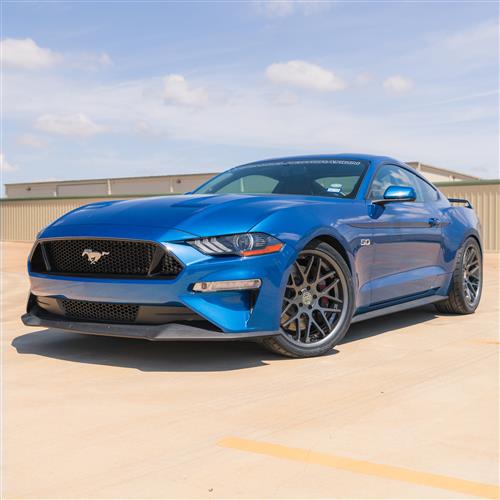 2015-23 Mustang Downforce Wheel & Nitto Tire Kit  - 20x8.5/10 - Gloss Graphite