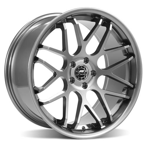 2015-23 Mustang Downforce Wheel & Nitto Tire Kit  - 20x8.5/10 - Gloss Graphite