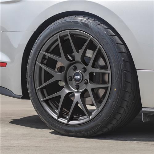 2015-23 Mustang SVE R357 Wheel & Nitto NT555 G2 Tire Kit - 19x10/11 - Gloss Graphite