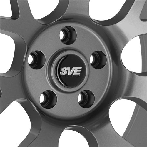 2015-23 Mustang SVE R357 Wheel & Nitto Tire Kit - 19x10 - Gloss Graphite