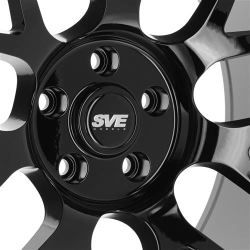 2015-23 Mustang SVE R357 Wheel & Nitto Tire Kit - 19x10 - Gloss Black