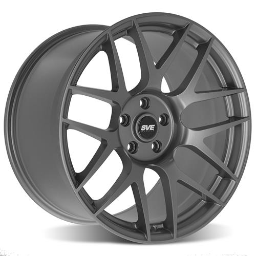2015-23 Mustang SVE R357 Wheel & Nitto NT555 G2 Tire Kit - 19x10/11 - Gloss Graphite