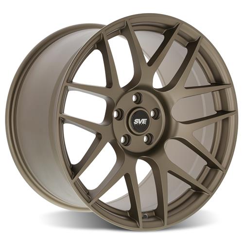 2015-23 Mustang SVE R357 Wheel & Nitto NT555 G2 Tire Kit - 19x10/11 - Satin Bronze