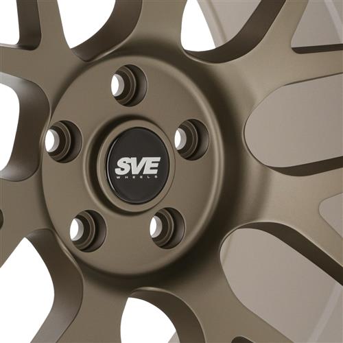 2015-23 Mustang SVE R357 Wheel & Nitto NT555 G2 Tire Kit - 19x10/11 - Satin Bronze