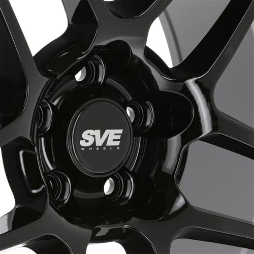 SVE Mustang X500 Wheel & Nitto NT555 G2 Tire Kit 19x10/11 Gloss Black (1523)