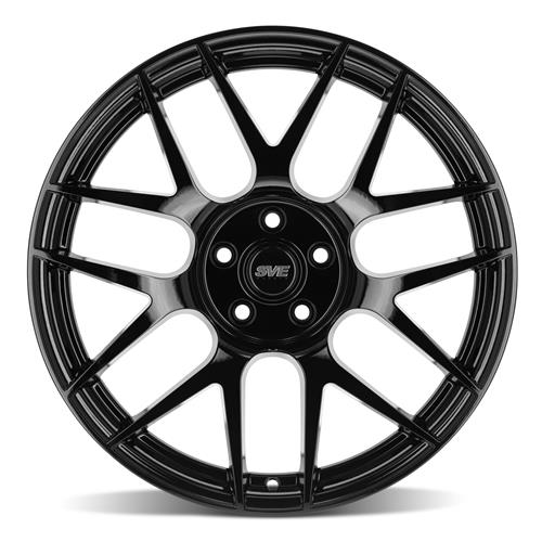 2015-23 Mustang SVE R357 Wheel & Nitto NT05 Tire Kit - 19x10/11 - Gloss Black