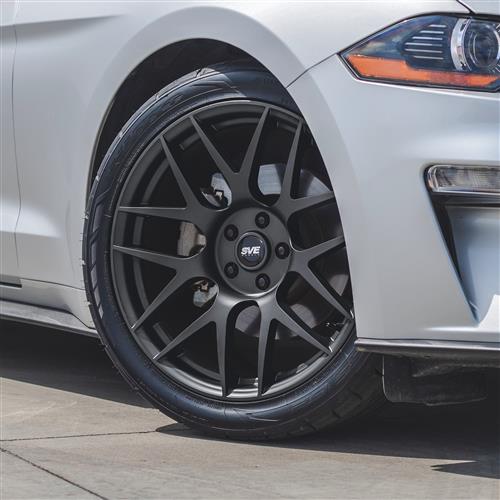 2015-23 Mustang SVE R357 Wheel & Nitto NT05 Tire Kit - 19x10/11 - Gloss Graphite