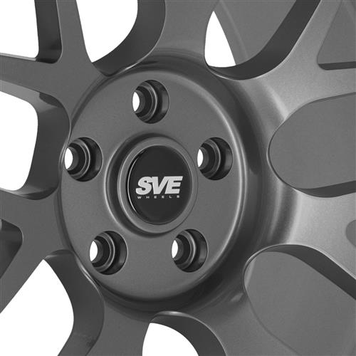 2015-23 Mustang SVE R357 Wheel & Nitto NT05 Tire Kit - 19x10/11 - Gloss Graphite