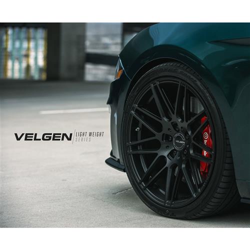 2015-2021 Mustang Velgen VF9 Wheel & Nitto Tire Kit - 20x10/11 - Satin Black