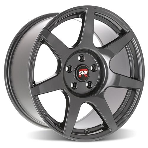 2015-2023 Mustang SVE R350 Wheel & Firestone Tire Kit - 19x10/11 - Liquid Graphite