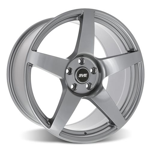 2015-2023 Mustang SVE R355 Wheel & Firestone Tire Kit - 19x10/11 - Titanium Gray