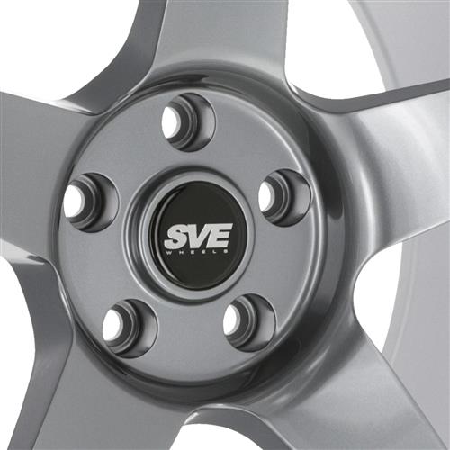 2015-2023 Mustang SVE R355 Wheel & Firestone Tire Kit - 19x10/11 - Titanium Gray