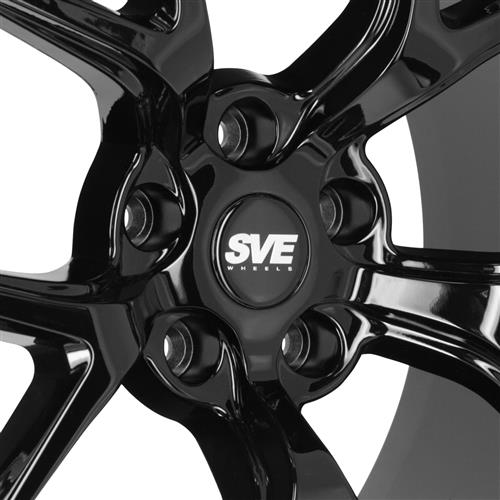 2015-2023 Mustang SVE SP2 Wheel & Firestone Tire Kit - 19x10/11 - Gloss Black