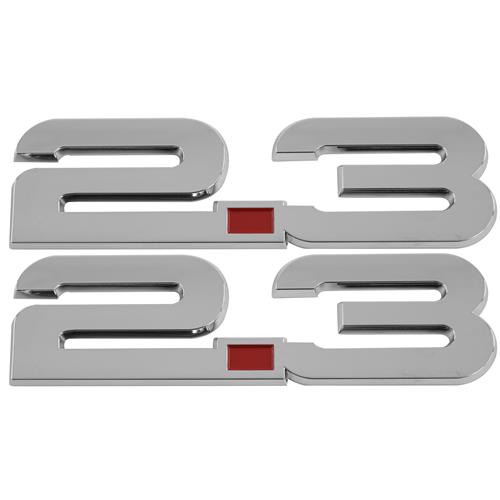 2015-2021 SVE 2.3 Fender Emblem Kit - Chrome