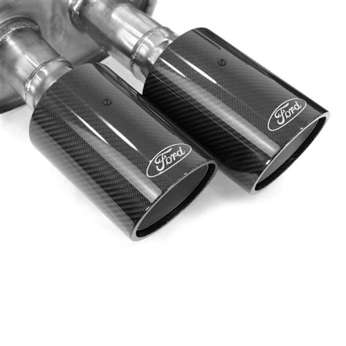 Ford Performance Mustang Extreme Catback Exhaust System - Carbon Fiber ...