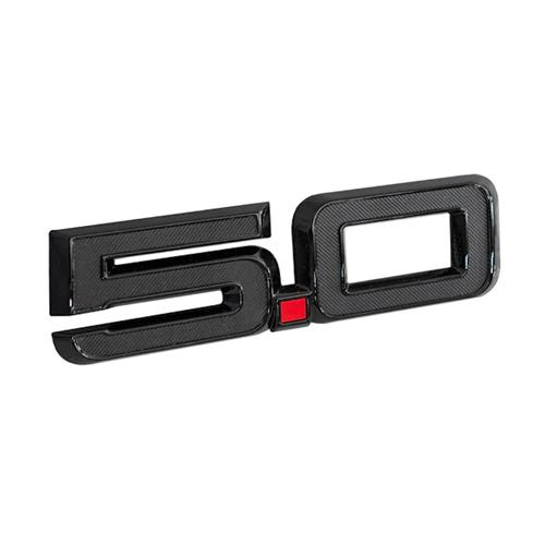 2024 Mustang 5.0 Fender Emblem - Black
