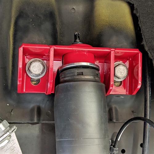 2015-2023 Mustang J&M Upper Shock Mount Red