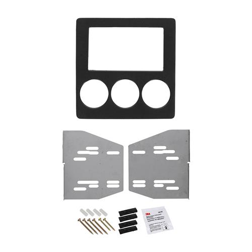 thumbnail image 2 of Double DIN Metal Radio Bezel Mounting Frame – With Built-in Tray, Surga Universal 2 of 5