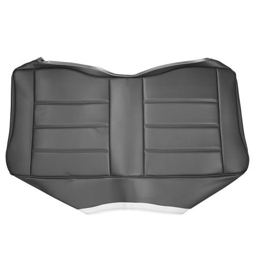 1985-86 Mustang TMI Sport Seat Vinyl Upholstery Kit  - Charcoal Gray Convertible