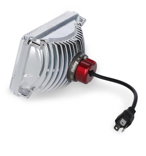 1979-86 Mustang Holley RetroBright LED Headlight - Pair - Modern White  (5700K) by Holley